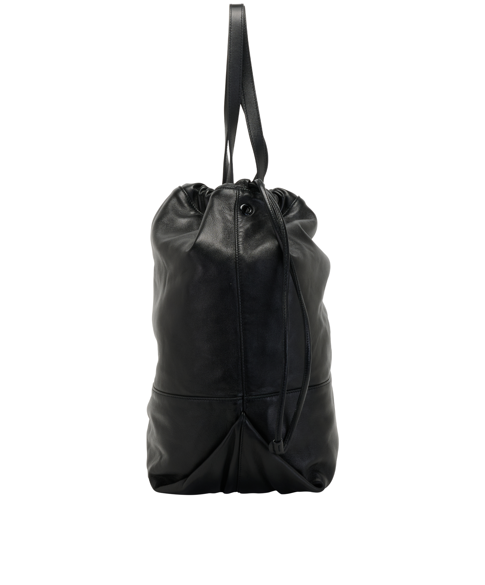 Harlem, &pound;375, Handbags, Black, Leather, Side view